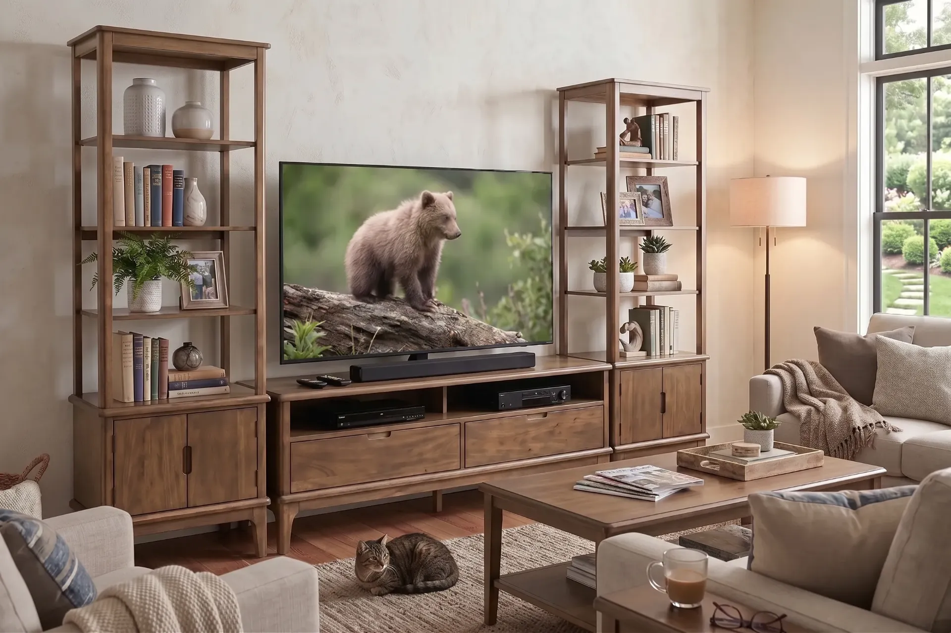 [3660HZ-64] 64" TV Console